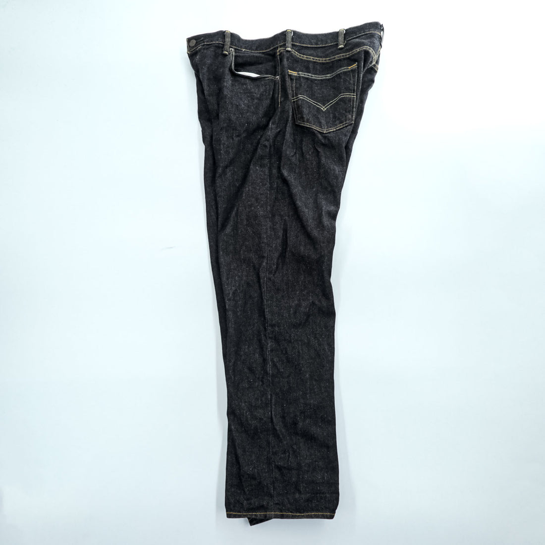 Levi's 501 リジッド デニムパンツ ジーンズ XL ダークインディゴ 濃紺 ブラック ボタンフライ 00501-0226