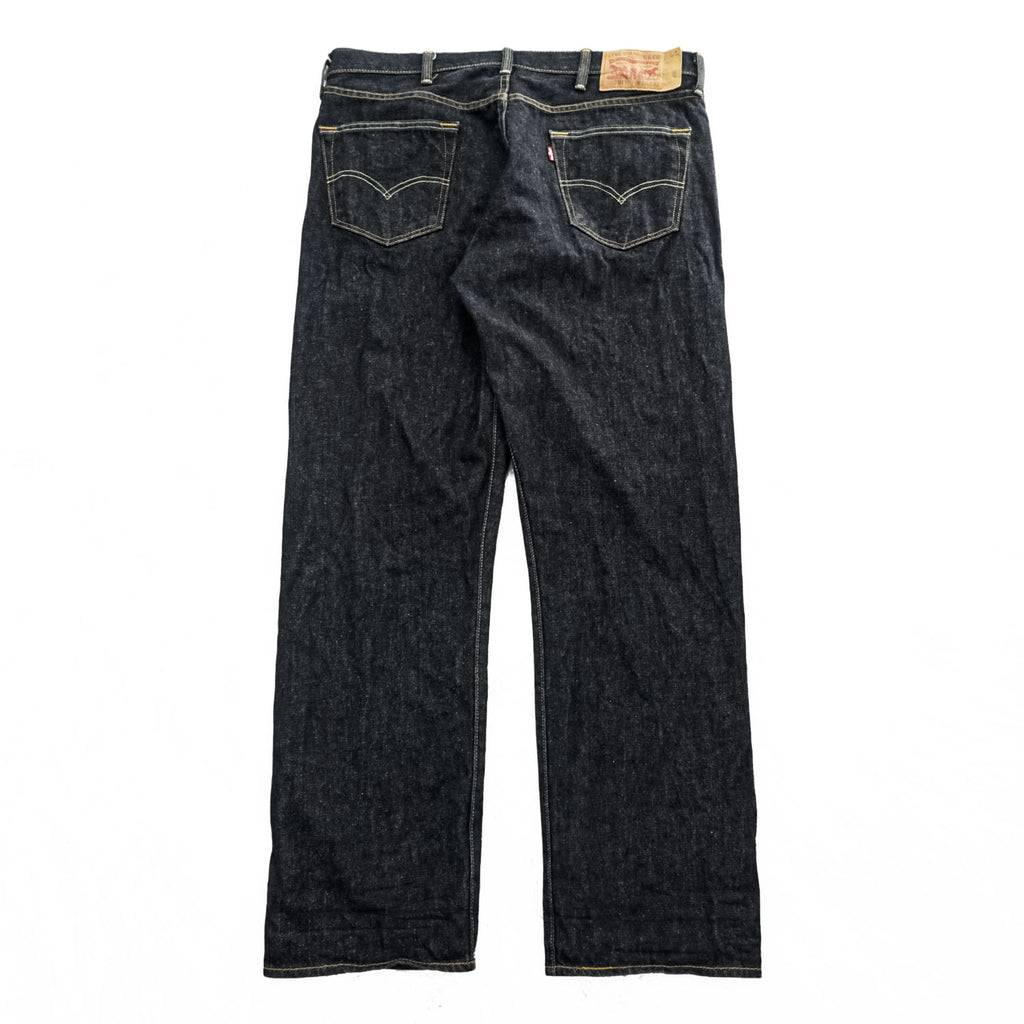 Levi's 501 リジッド デニムパンツ ジーンズ XL ダークインディゴ 濃紺 ブラック ボタンフライ 00501-0226