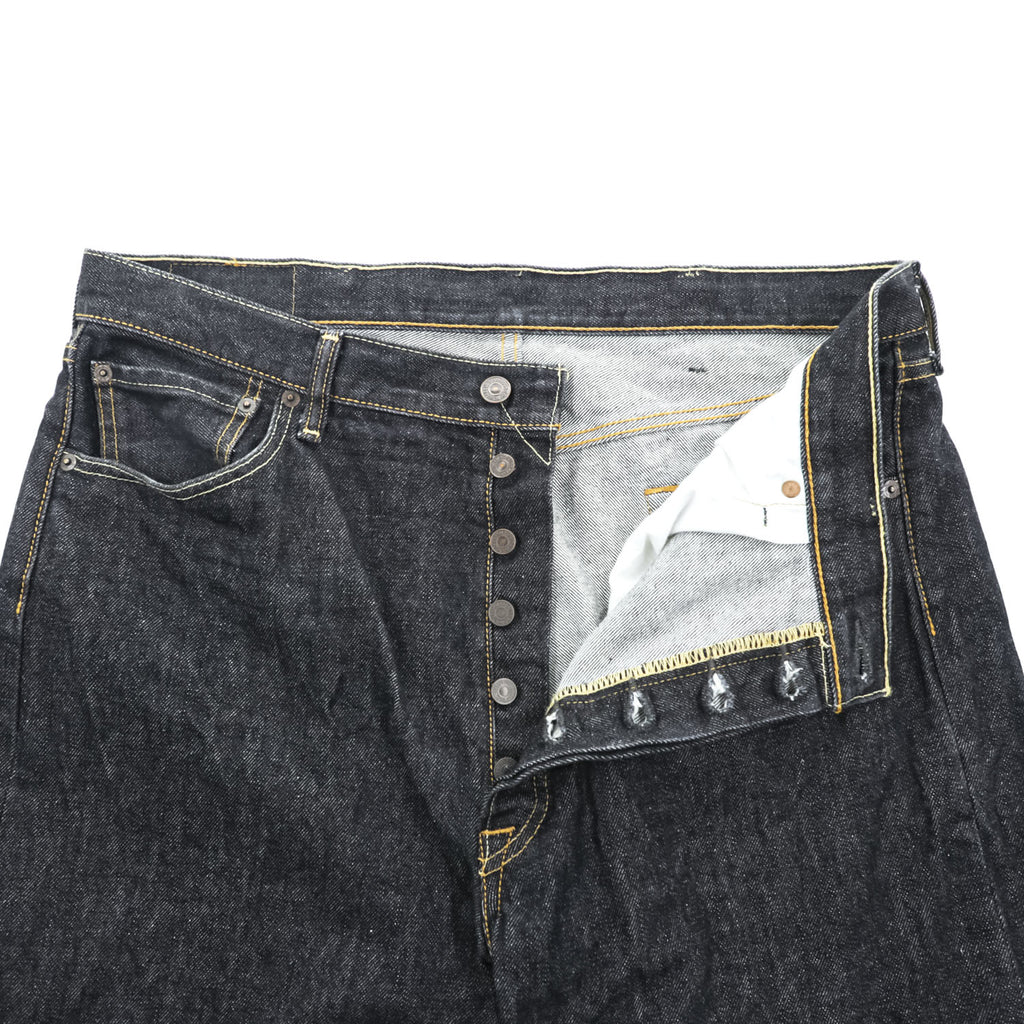 Levi's 501 リジッド デニムパンツ ジーンズ XL ダークインディゴ 濃紺 ブラック ボタンフライ 00501-0226