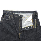 Levi's 501 リジッド デニムパンツ ジーンズ XL ダークインディゴ 濃紺 ブラック ボタンフライ 00501-0226