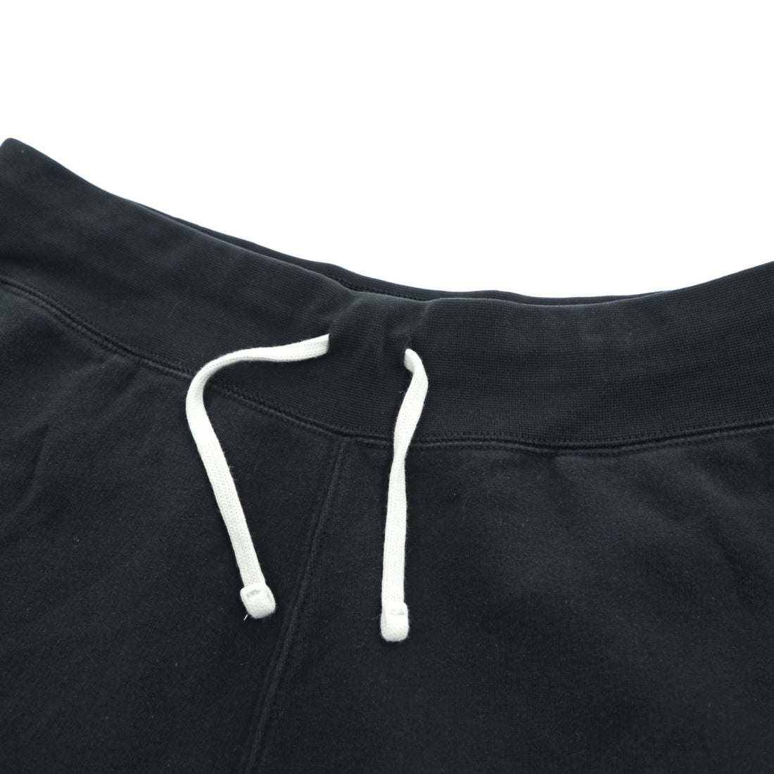 Polo Ralph Lauren Black Fleece Sweat Shorts Red Pony Logo Drawstring Lounge Shorts