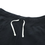 Polo Ralph Lauren Black Fleece Sweat Shorts Red Pony Logo Drawstring Lounge Shorts
