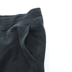 Polo Ralph Lauren Black Fleece Sweat Shorts Red Pony Logo Drawstring Lounge Shorts