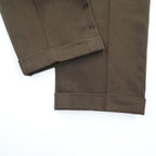 Brooks Brothers Slacks Pants, Size L, Brown, Wide Fit, 2-Tuck Pleated, Double Cuff, Moleskin