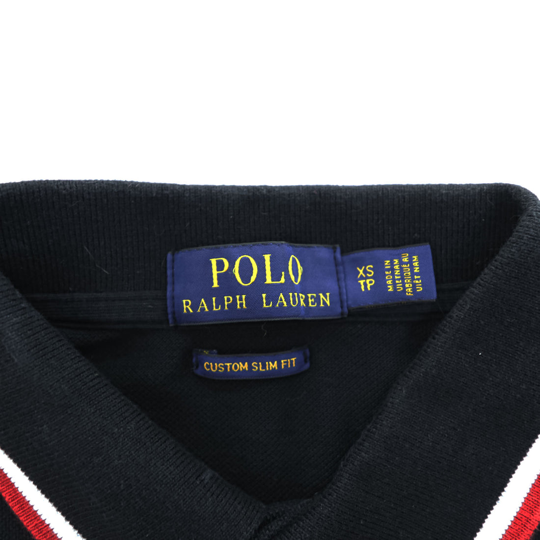 Polo Ralph Lauren Polo Shirt XS Black CUSTOM SLIM FIT Big Pony