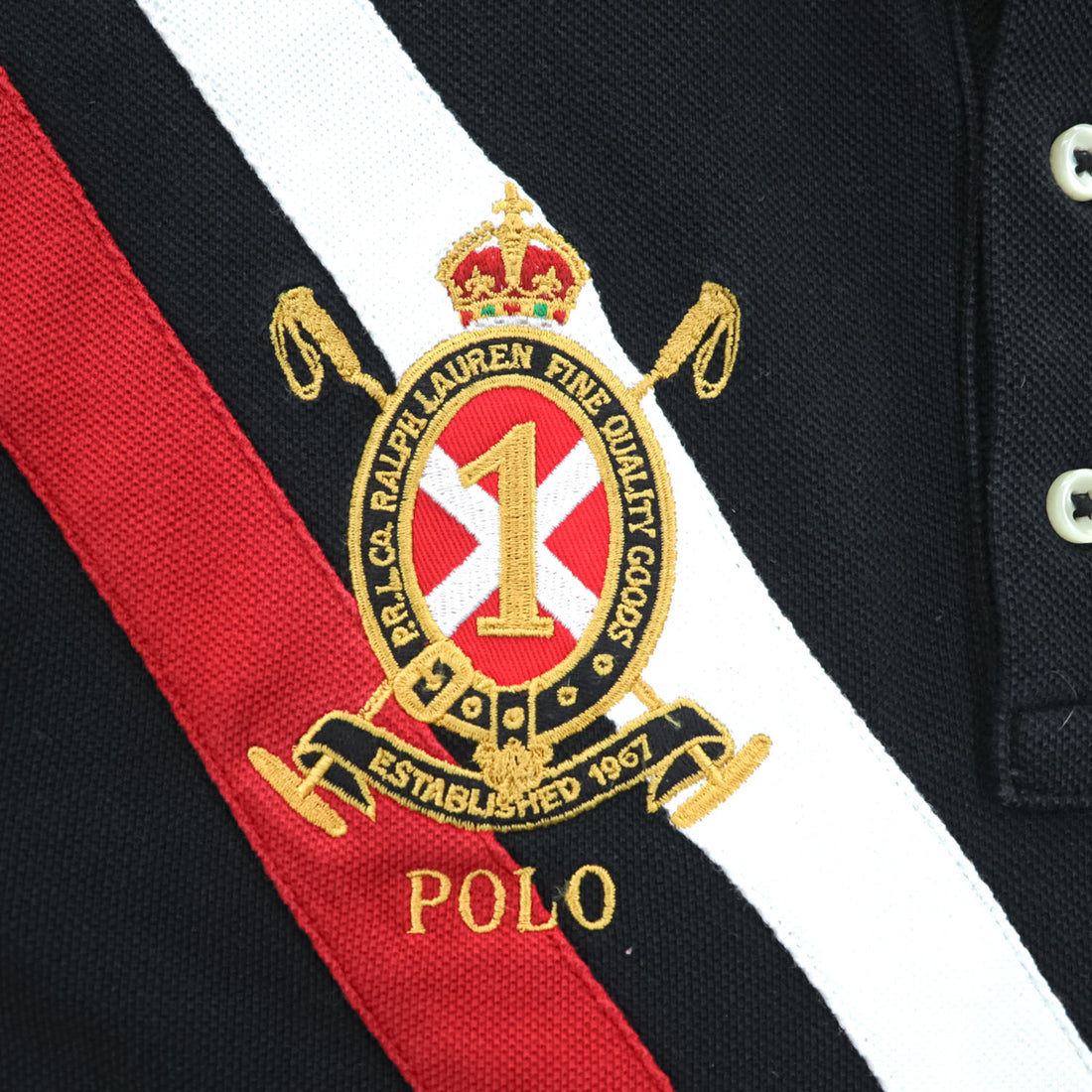 Polo Ralph Lauren Polo Shirt XS Black CUSTOM SLIM FIT Big Pony