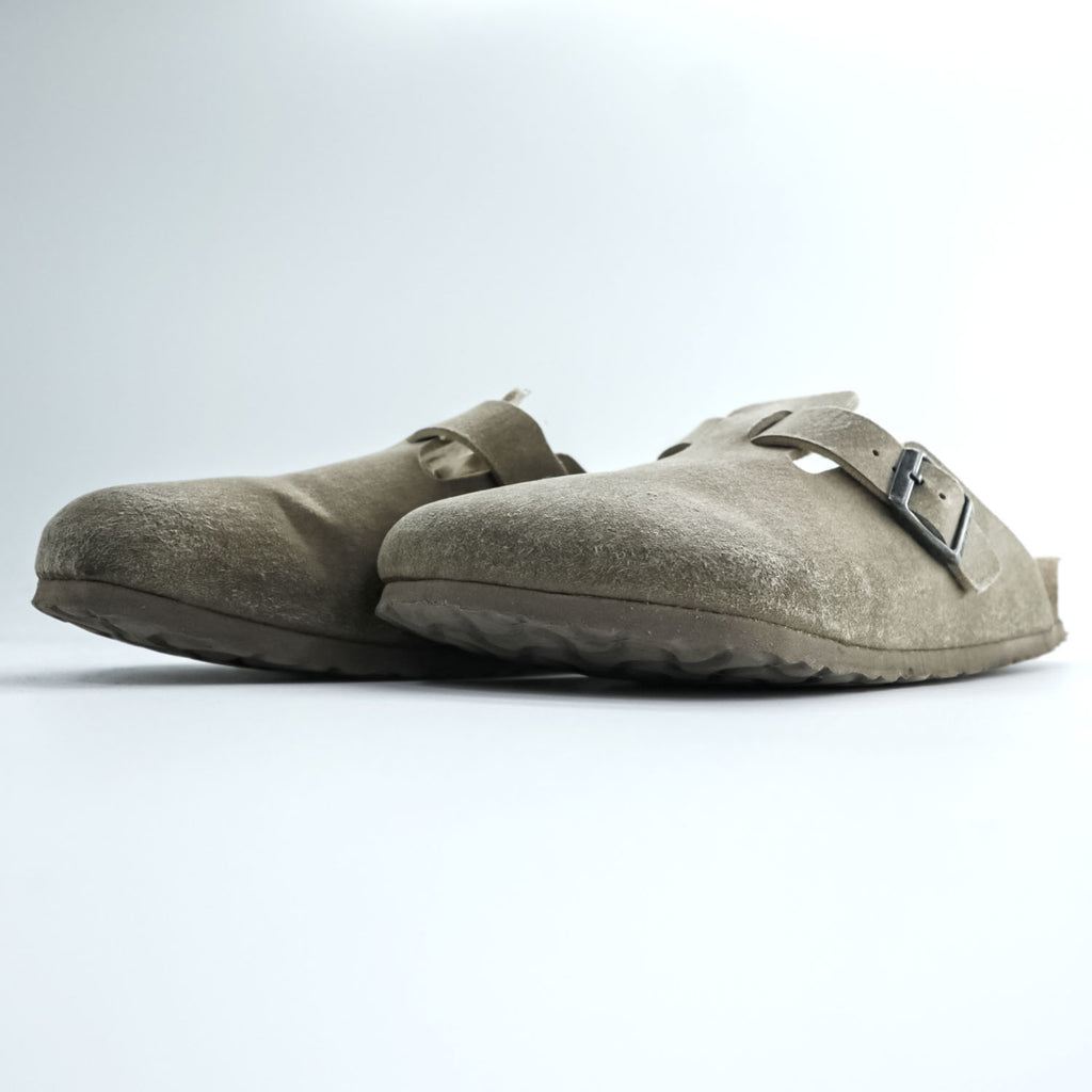 BIRKENSTOCK ドイツ製 ボストン BOSTON サンダル 26.5cm ベージュ スエード ヴィーガン
