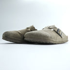 BIRKENSTOCK ドイツ製 ボストン BOSTON サンダル 26.5cm ベージュ スエード ヴィーガン