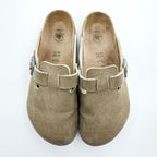 BIRKENSTOCK ドイツ製 ボストン BOSTON サンダル 26.5cm ベージュ スエード ヴィーガン