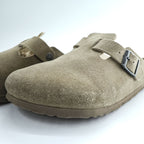 BIRKENSTOCK ドイツ製 ボストン BOSTON サンダル 26.5cm ベージュ スエード ヴィーガン