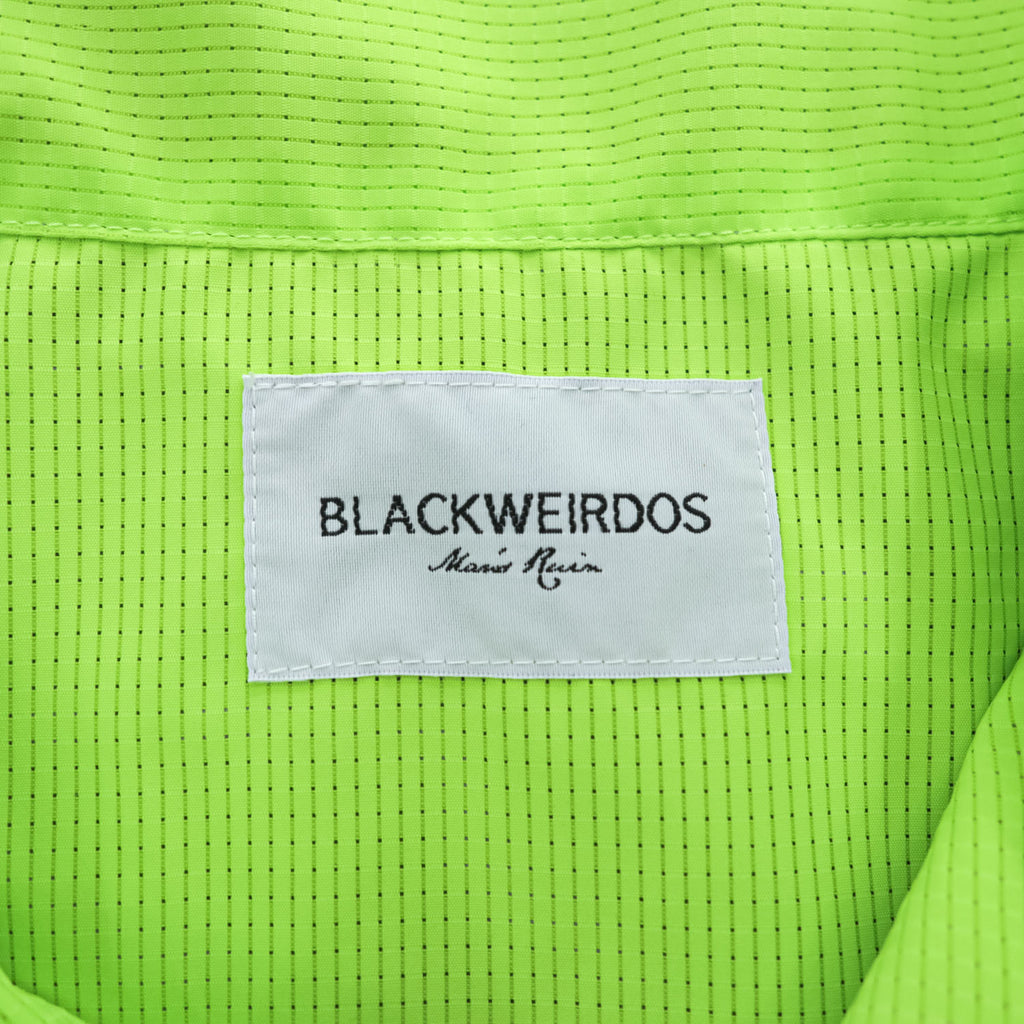 BlackWeirdos パッカブル テック アノラック  PACKABLE TECH ANORAK プルオーバー ジャケット L グレー ネイビー ドローコード 24SS-JK04