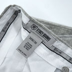STACY ADAMS リネン 半袖 開襟シャツ スラックス セットアップ XL グレー オープンカラー ボックスシルエット