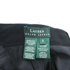 LAUREN RALPH LAUREN 90年代 USA製 ヴィンテージ ロング タイトスカート M ブラック バックスリット