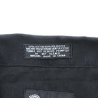 OMEGA 00年代 ヴィンテージ キューバシャツ 開襟 半袖シャツ 4ポケット XL ブラック 刺繍 オープンカラー ボックスシルエット グアヤベラ