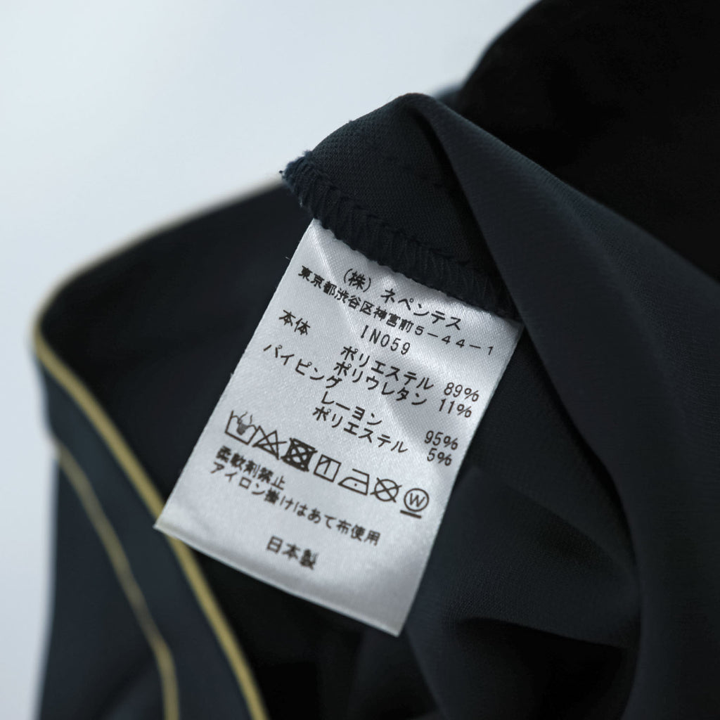 Needles 日本製 フレア パイピング スラックス パンツ M ダークグリーン PIPING COWBOY PANT ブーツカット 未使用品 IN059