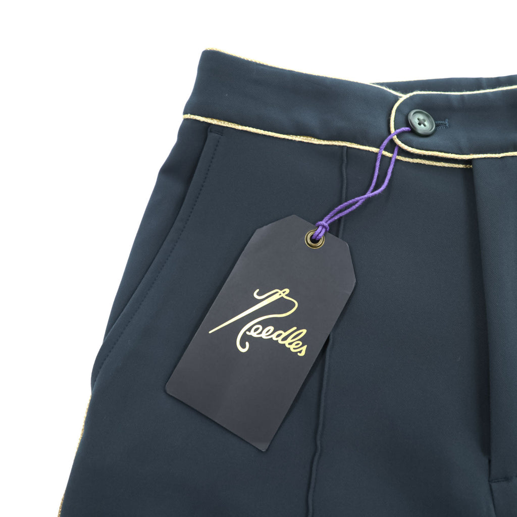Needles 日本製 フレア パイピング スラックス パンツ M ダークグリーン PIPING COWBOY PANT ブーツカット 未使用品 IN059