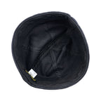 New York Hat Co. USA製 ロールキャップ XL ブラック キャンバス