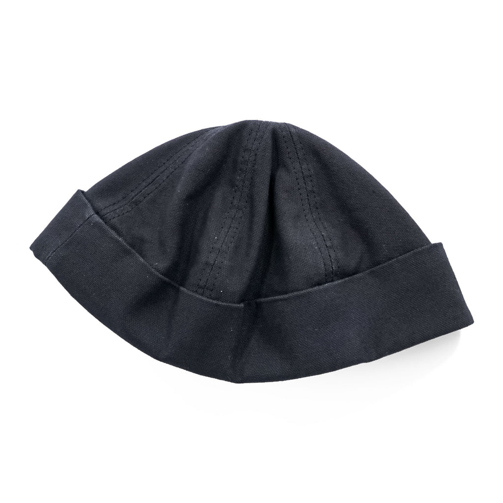 New York Hat Co. USA製 ロールキャップ XL ブラック キャンバス