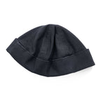 New York Hat Co. USA製 ロールキャップ XL ブラック キャンバス