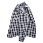 carhartt ボタンダウン 長袖 チェックシャツ L ネイビー ブルー REGULAR S151