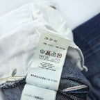 FACETASM アシンメトリー BIG&SLIM デニムパンツ ジーンズ S ワイド ユーズド加工 ZN-SP-02 日本製