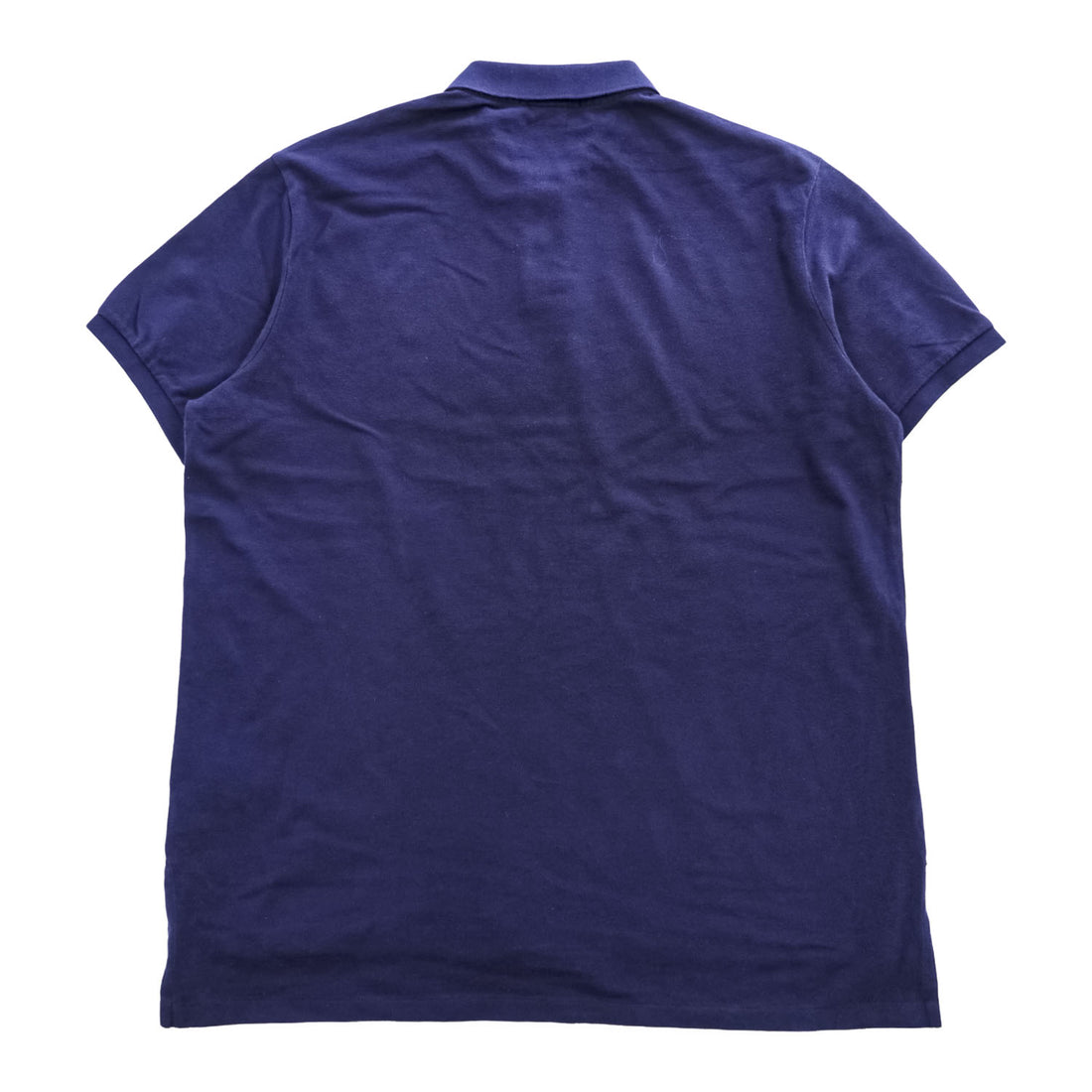 Polo Ralph Lauren 90年代 ヴィンテージ COSTOM FIT 鹿の子 ポロシャツ XL ネイビー スモールポニー ロゴ 刺繍