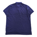 Polo Ralph Lauren 90年代 ヴィンテージ COSTOM FIT 鹿の子 ポロシャツ XL ネイビー スモールポニー ロゴ 刺繍