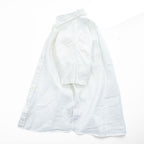 Brooks Brothers リネン 半袖シャツ M ホワイト 麻100% THE ORIGINAL POLO SHIRT ボタンダウン REGULAR