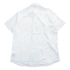 Brooks Brothers リネン 半袖シャツ M ホワイト 麻100% THE ORIGINAL POLO SHIRT ボタンダウン REGULAR
