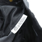 BURBERRY 90年代 USA製 Loro Piana Super100s ヴィンテージ スラックス パンツ XL ワイド 2タック プリーツ ダブルカフス UNION MADE ロケットTALONジップ