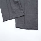 BURBERRY 90年代 USA製 Loro Piana Super100s ヴィンテージ スラックス パンツ XL ワイド 2タック プリーツ ダブルカフス UNION MADE ロケットTALONジップ