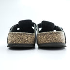 BIRKENSTOCK ドイツ製 ボストン BOSTON レザー サンダル 26.5cm ブラック スエードインソール ベルトバックル