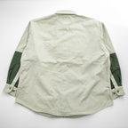 Woolrich 90年代 ヴィンテージ 長袖ハンティングシャツ XL カーキ ベージュ OUTDOOR GUIDE COLLECTION パッチワーク切替 5561WT KAL