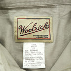 Woolrich 90年代 ヴィンテージ 長袖ハンティングシャツ XL カーキ ベージュ OUTDOOR GUIDE COLLECTION パッチワーク切替 5561WT KAL