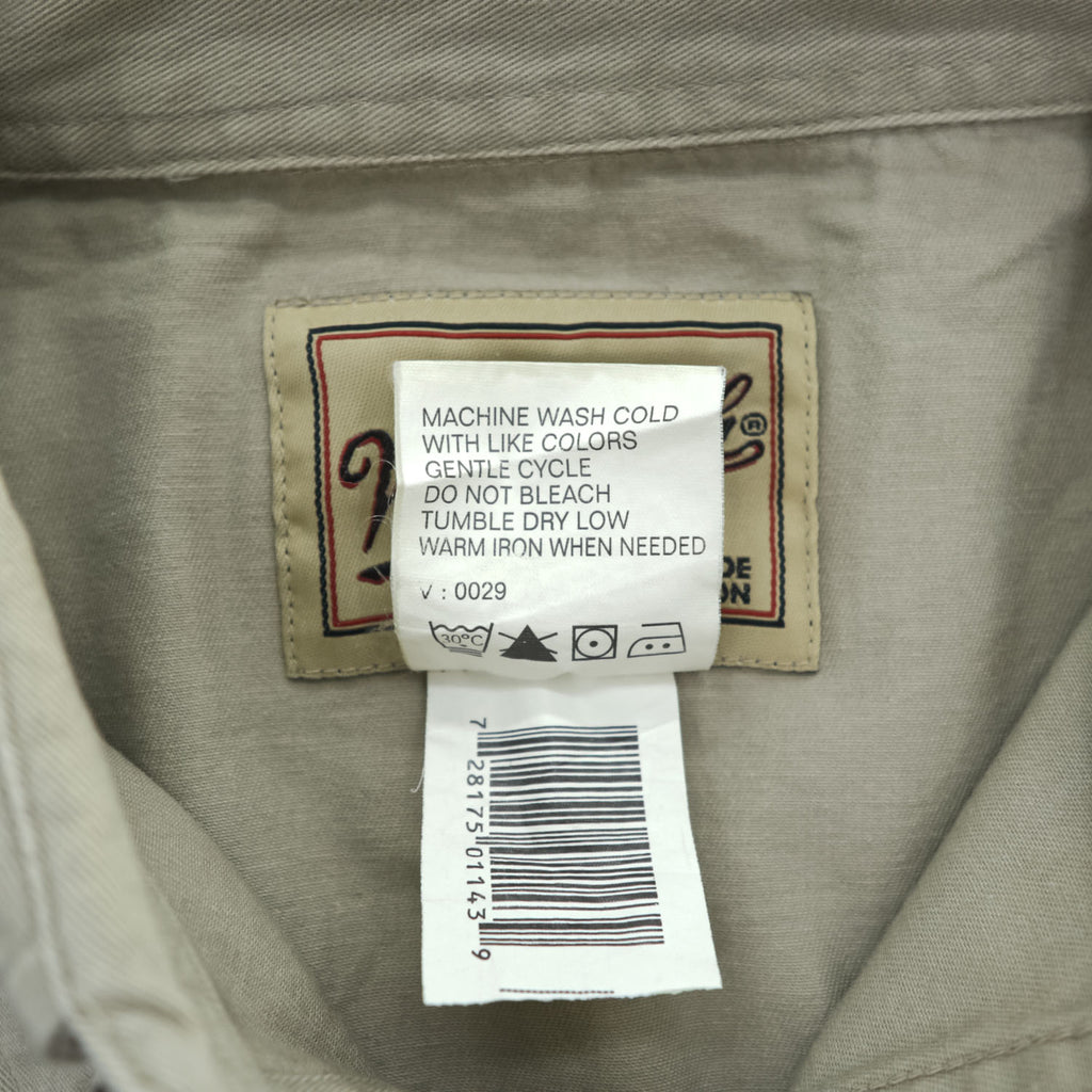 Woolrich 90年代 ヴィンテージ 長袖ハンティングシャツ XL カーキ ベージュ OUTDOOR GUIDE COLLECTION パッチワーク切替 5561WT KAL