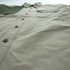 Woolrich 90年代 ヴィンテージ 長袖ハンティングシャツ XL カーキ ベージュ OUTDOOR GUIDE COLLECTION パッチワーク切替 5561WT KAL
