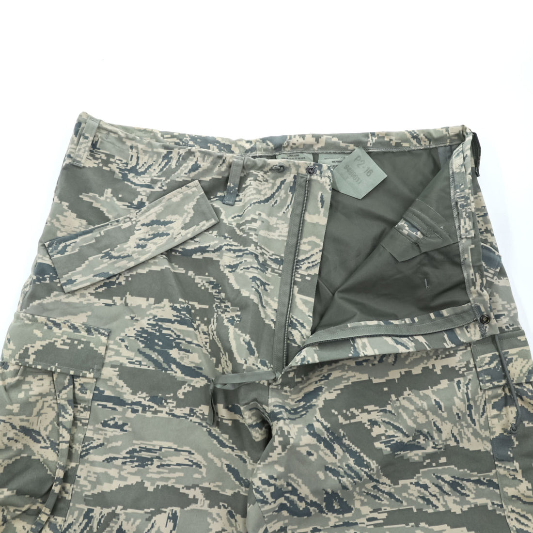 PROPPER APECS Trousers Tigerstripe Digital Camo Nylon Cargo Pants Large-Long (W35-39 / approx. 104cm waist) Side Zips Velcro Hem
