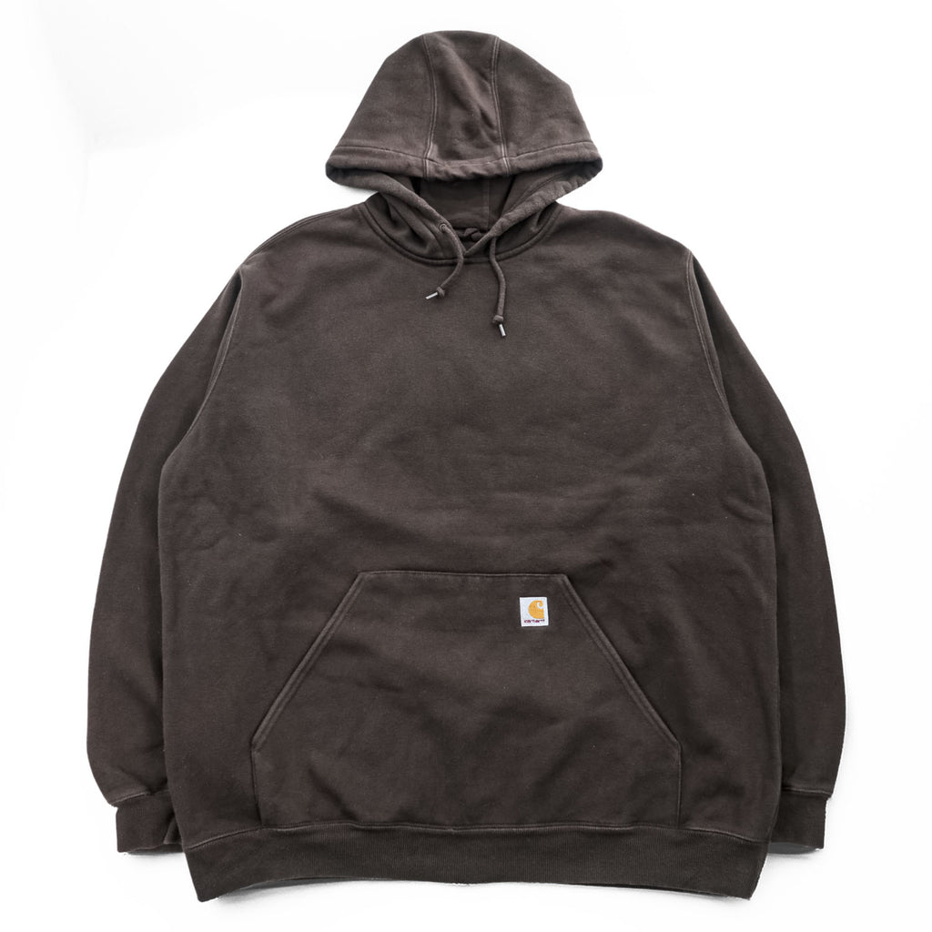 carhartt 00年代 ヴィンテージ プルオーバー パーカー XXL ブラウン 裏起毛 ビッグサイズ K184