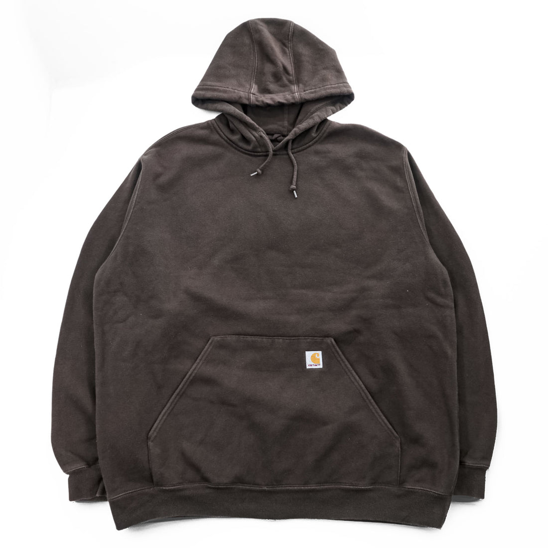 carhartt 00年代 ヴィンテージ プルオーバー パーカー XXL ブラウン 裏起毛 ビッグサイズ K184