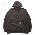 carhartt 00年代 ヴィンテージ プルオーバー パーカー XXL ブラウン 裏起毛 ビッグサイズ K184