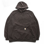 carhartt 00年代 ヴィンテージ プルオーバー パーカー XXL ブラウン 裏起毛 ビッグサイズ K184