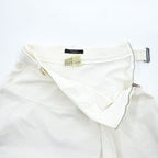 WEEKEND Max Mara フレアスカート M ホワイト ストレッチ コーデュロイ ベルト付