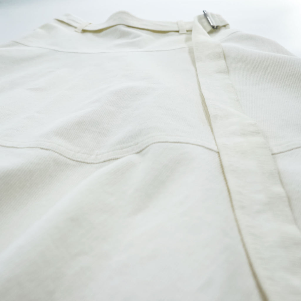 WEEKEND Max Mara フレアスカート M ホワイト ストレッチ コーデュロイ ベルト付