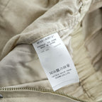 MASU オールインワン スリーピング ジャンプスーツ M ベージュ 麻100% SLEEPING JUMP SUITS ウエスト ドローストリング リネン ツナギ MFSS-AO0121