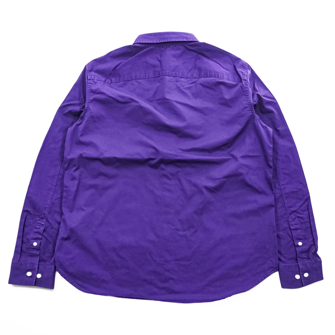 ARMANI EXCHANGE A|X 長袖 シャツ XL パープル 胸ポケット コットン