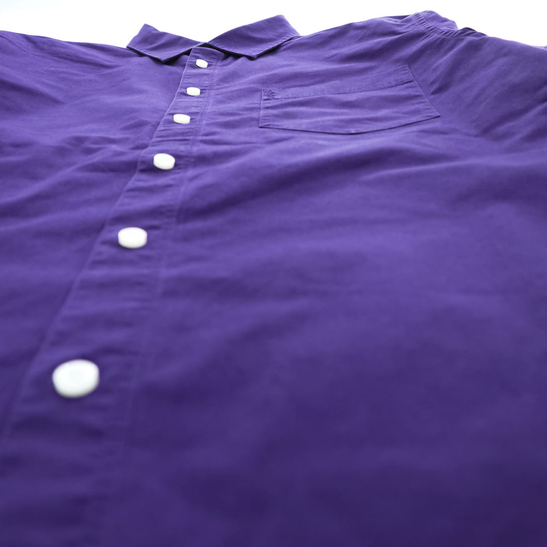 ARMANI EXCHANGE A|X 長袖 シャツ XL パープル 胸ポケット コットン