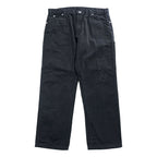 Dickies ヘビーウェイト ダック ペインター ワークパンツ XL ブラック キャンバス RELAXED FIT カーペンター 1939RBK