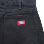 Dickies ヘビーウェイト ダック ペインター ワークパンツ XL ブラック キャンバス RELAXED FIT カーペンター 1939RBK