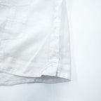 SYLLABLES グアヤベラ 半袖シャツ キューバシャツ XL ホワイト 麻100% 刺繍 ピンタック プリーツ SYLLABLES オープンカラー 開襟 ボックスシルエット 未使用品