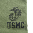 Soffe USMC Sweatpants Olive Green Jogger Elastic Cuff Military Print 50/50 Cotton/Poly M Made in USA